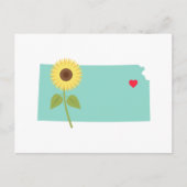 Staat Kansas Briefkaart (Voorkant)