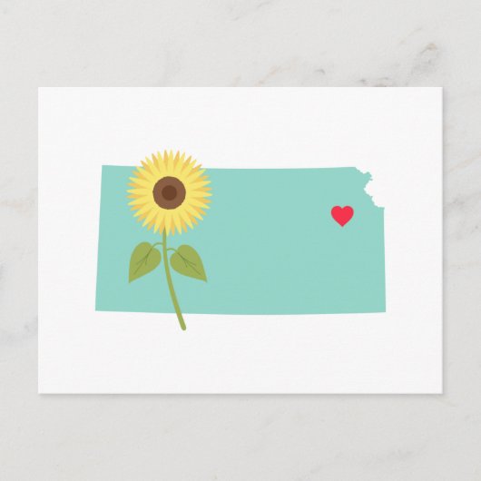 Staat Kansas Briefkaart (Voorkant)