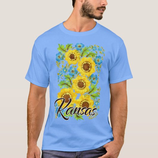 Staat Kansas Oversized T-shirt (Voorkant)