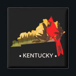 staat Kentucky Magnet<br><div class="desc">Show wat liefde en steun voor de mooie staat Kentucky. Een uniek en geweldige geschenk of cadeau dit jaar voor een vriend of familielid. Iconische afbeeldingen binnen de staat om het behoorlijk te vertegenwoordigen.</div>
