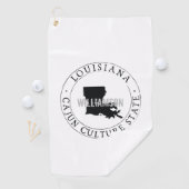 Staat Louisiana Golf Towel gepersonaliseerd Golfhanddoek (Insitu)