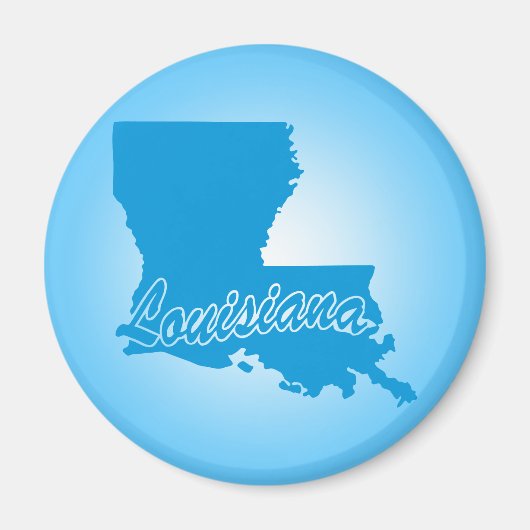 Staat Louisiana Magnet (Voorkant)