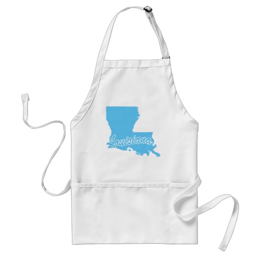 Staat Louisiana Standaard Schort (Voorkant)
