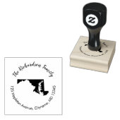 Staat Maryland retouradres rubberstempel (Gestempeld)