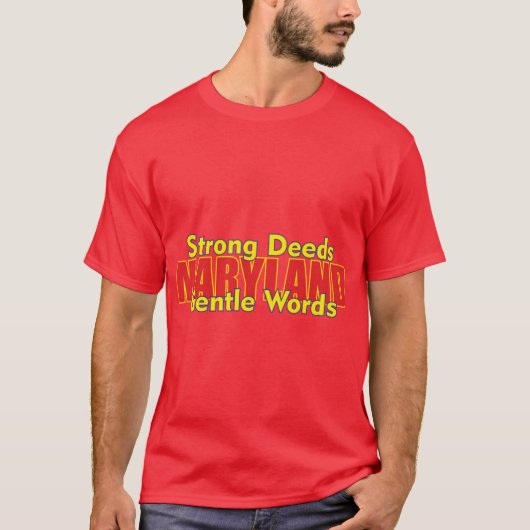 Staat Maryland T-shirt (Voorkant)