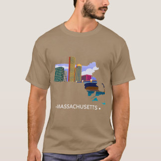 Staat Massachusetts 1 T-shirt