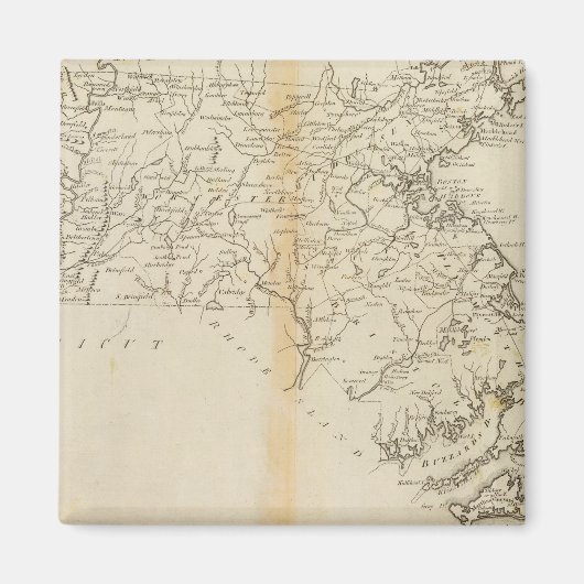 Staat Massachusetts 2 Magneet (Voorkant)