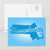 Staat Massachusetts Briefkaart (Voorkant / Achterkant)