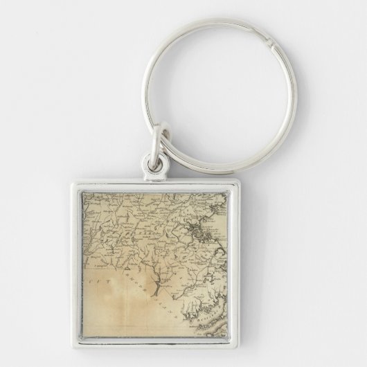 Staat Massachusetts Sleutelhanger (Voorkant)