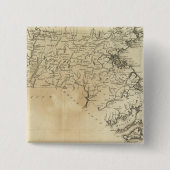 Staat Massachusetts Vierkante Button 5,1 Cm (Voorkant)