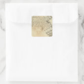 Staat Massachusetts Vierkante Sticker (Tas)