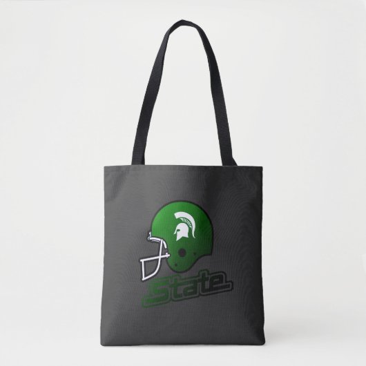 Staat Michigan Green Black Tote Bag (Voorkant)