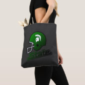 Staat Michigan Green Black Tote Bag (Dichtbij)