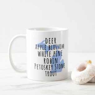 Staat Michigan Symbolen Mitten State Koffiemok