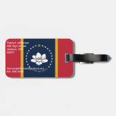 Staat Mississippi Bagagelabel (Achterkant horizontaal)