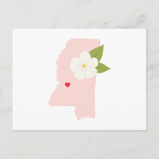 Staat Mississippi Briefkaart (Voorkant)