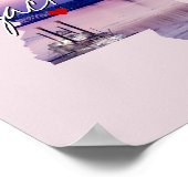 Staat Mississippi Foto invoegen en naam stad Poster (Hoek)