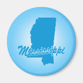 Staat Mississippi Magnet (Voorkant)