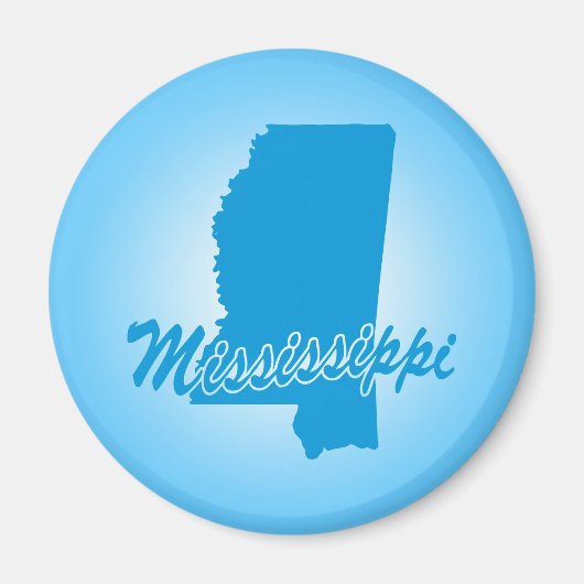 Staat Mississippi Magnet (Voorkant)