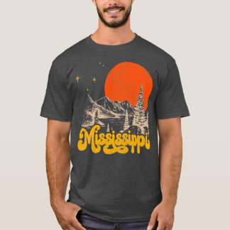 staat Mississippi Middeleeuwse vervorming T-shirt