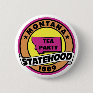STAAT MONTANA TEA PARTITY RONDE BUTTON 5,7 CM