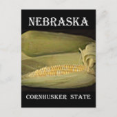 Staat Nebraska Cornhusker Briefkaart (Voorkant)