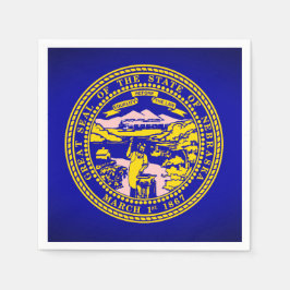 Staat Nebraska Flag Paper Party Napkins Servet