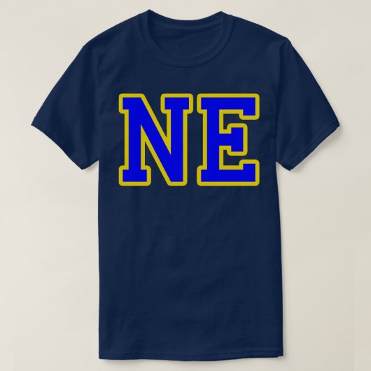 Staat Nebraska T-shirt (Design voorkant)