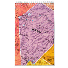 Staat Nevada Collectie Wall Calendar Kalender