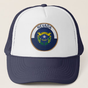 Staat Nevada Flag Seal Trucker Hat Trucker Pet