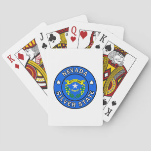 Staat Nevada Silver Pokerkaarten