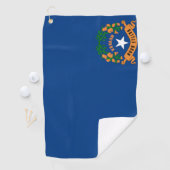 Staat Neveda Flag Golf Towel Golfhanddoek (Insitu)