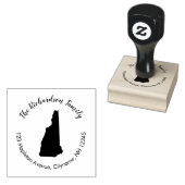 Staat New Hampshire retouradres rubberstempel (Gestempeld)