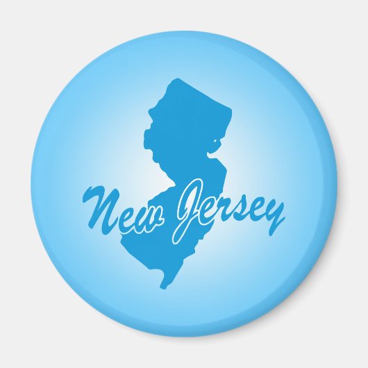 Staat New Jersey Magnet (Voorkant)