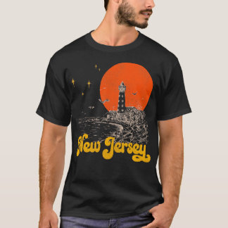  staat New Jersey midden eeuw in nood T-shirt