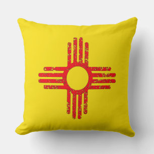 Staat New Mexico Zia Zon Kussen