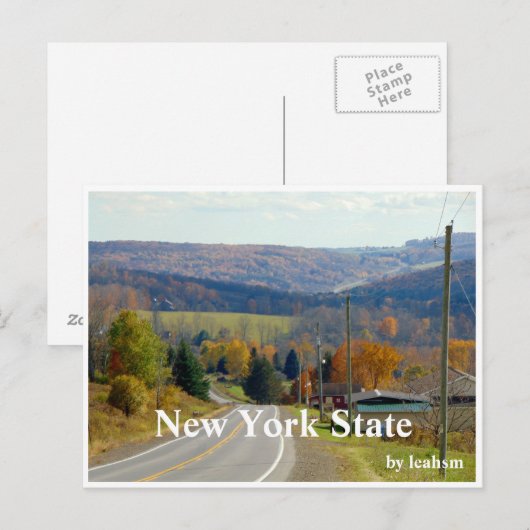 Staat New York Briefkaart (Voorkant / Achterkant)