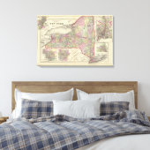 Staat New York Canvas Afdruk (Insitu (Slaapkamer))
