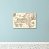 Staat New York Canvas Afdruk (Insitu (Houten vloer))