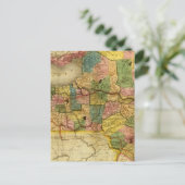 Staat New York door DH Burr Briefkaart (Staand voorkant)