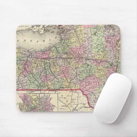 Staat New York Muismat (Met muis)