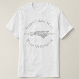 Staat North Carolina PERSONALIZED T-shirt