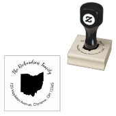 Staat Ohio retouradres rubberstempel (Gestempeld)
