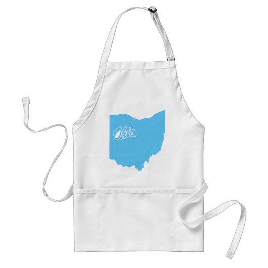 Staat Ohio Standaard Schort (Voorkant)