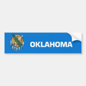 Staat Oklahoma Bumpersticker (Voorkant)