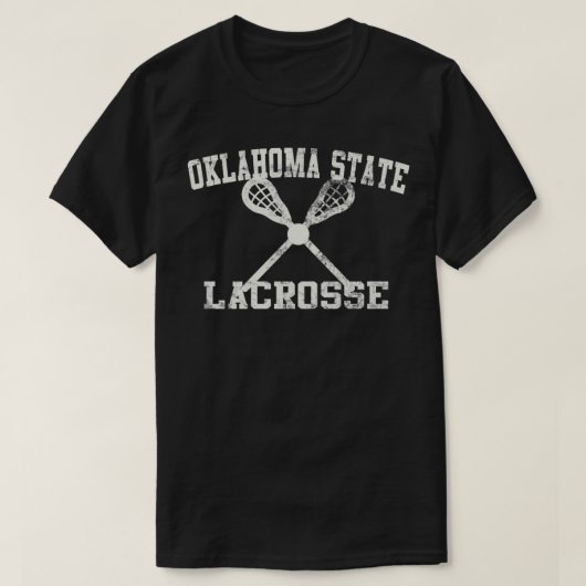staat Oklahoma Lacrosse T-shirt (Design voorkant)
