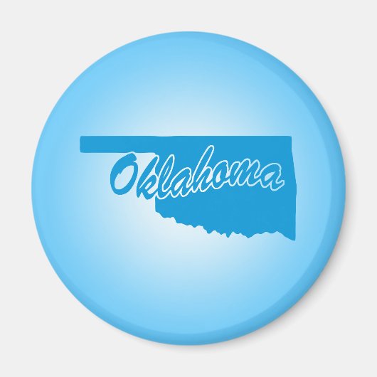 Staat Oklahoma Magnet (Voorkant)
