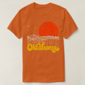  staat Oklahoma midden eeuw verergerde A T-shirt (Design voorkant)