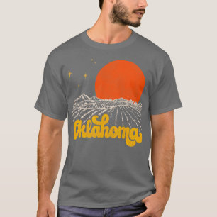 staat Oklahoma midden eeuw verergerde A T-shirt