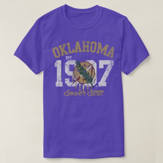  staat Oklahoma Sooner T-shirt (Design voorkant)